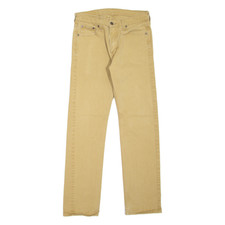 LEVI'S 513 Jeans Mens Beige