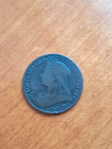 1899 one pence coin