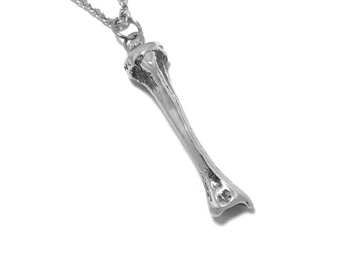 Tibia bone necklace - bone, necklace,