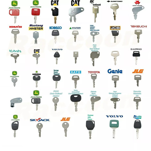 Heavy equipment keys set - 41,