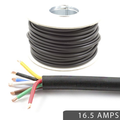 Amp rated 7 core cable - core,