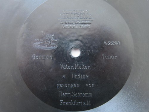 78rpm berliner gramophone - e.,