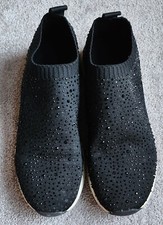 ZARA - Black Fabric Sock-like