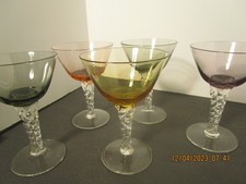 Set of 5 Small Stemmed Multi