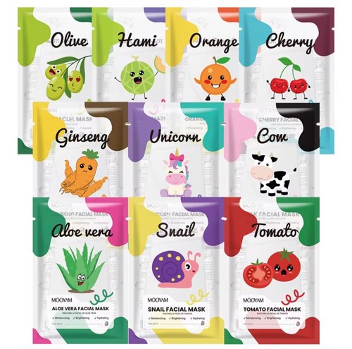 Natural face mask sheet - natural,