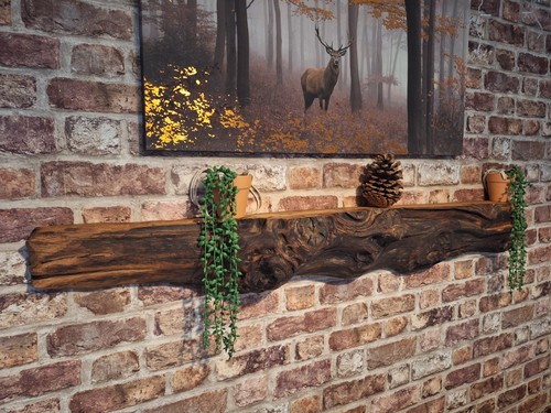 Mantle piece oak - piece,