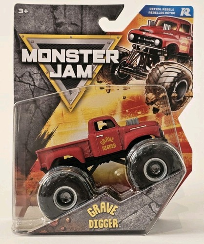 Monster jam grave digger red - monster,