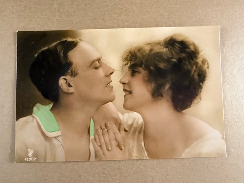 Vintage postcard glamour - postcard,