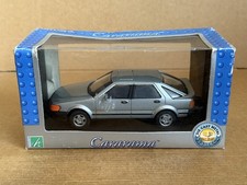 Cararama Saab 9000,  1:32 Scale, Die Cast, Rare, Silver, Boxed, Good Cond.