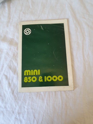 Mini 850 1000 driver - mini,