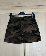 Pull & Bear Women's Casual Camouflage Short A Line Skirt Ladies Size Medium M 10