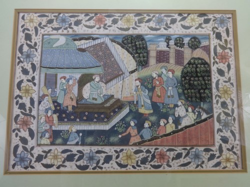 Indian painting giant king - indian,