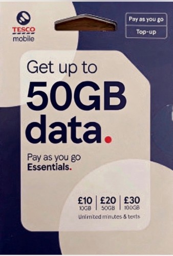Tesco mobile pay - mobile, as