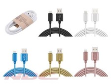 HeavyDuty Micro USB Cable High Speed Braided Fast Charger Charging Lead 1M 2M 3M