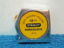 Vintage Stanley Powerlock 12FT Measuring Tape PL 12 with Belt Clip