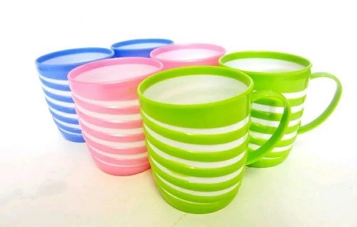 Brand new plastic - plastic, mugs