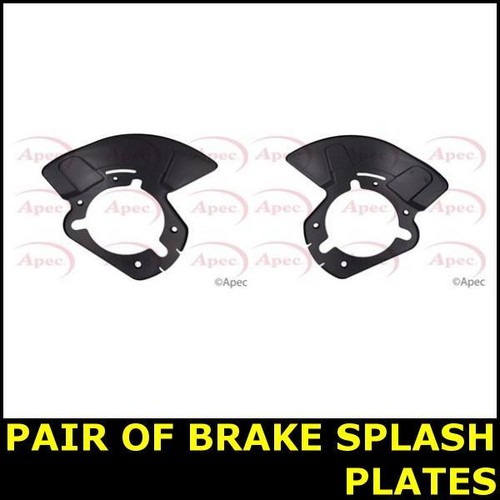Pair brake cover back plate - back,