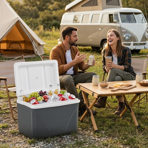 Portable camping cool box - cool, 21
