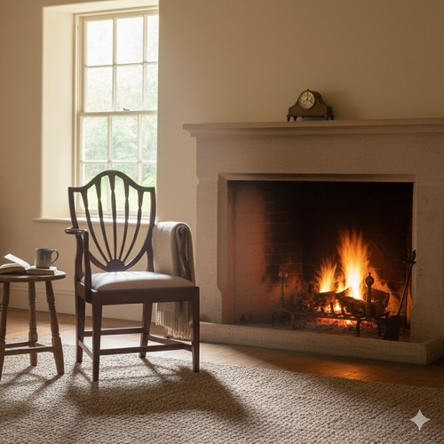 Antique armchair regency style - antique,
