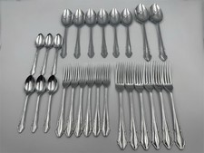 26 Piece Chrome Plated Cutlery Set Sheffield Steel