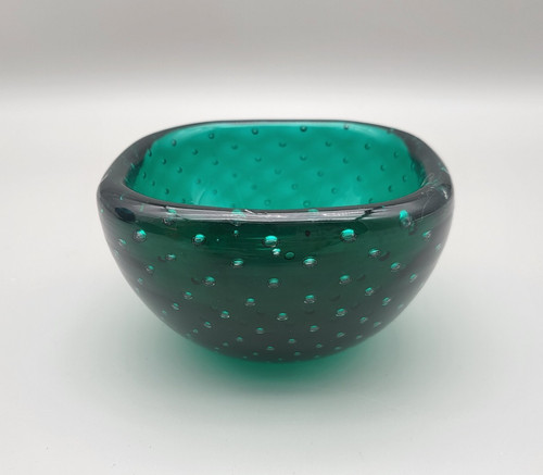 Bowl green glass - -,