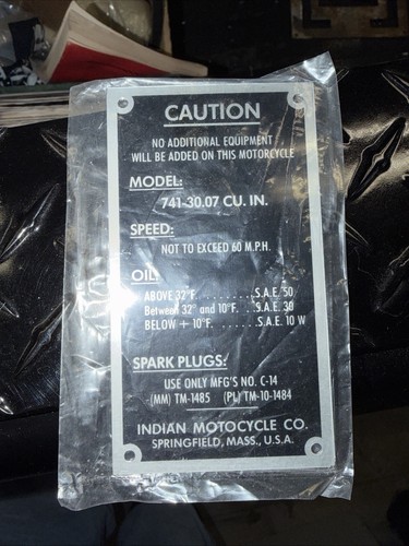 Information plate for - information,