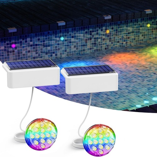 Solar submersible led pool - solar,