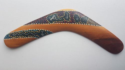 Aboriginal art boomerang - aboriginal,