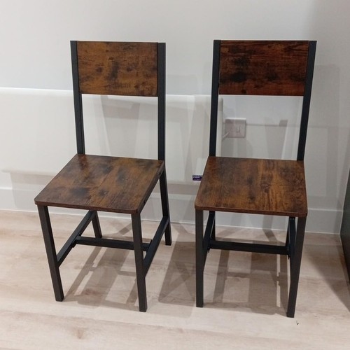 Industrial style dining chairs - dining,