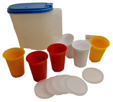 7 Piece Picnic Jug Set With Lids  Camping Tableware High Quality