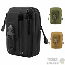 Molle Utility Admin Tool Pouch Belt Bag Army Military Black Green Tan Medic UK