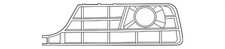 Genuine Audi Outer Grille