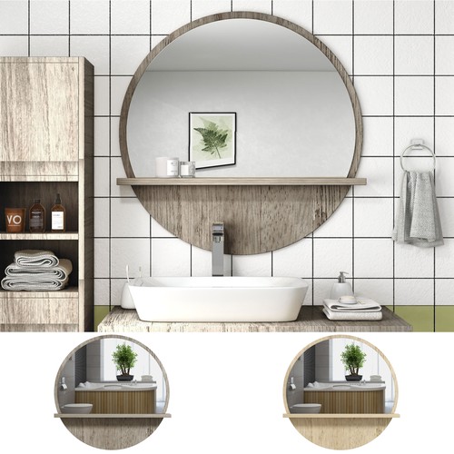 45cm round mirror for - mirror, wall