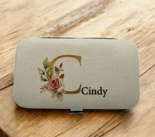 Personalised Manicure Set Travel Grooming Kit , 7pcs Set, Travel Bag, Travel Set