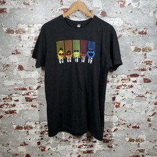 Sesame Street Unisex Large L Black Graphic T-Shirt Kermit Frog Blues Brother