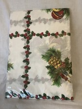 Vintage Christmas Tablecloth -