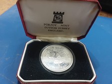 pobjoy mint silver jubilee 1 crown coin 1977