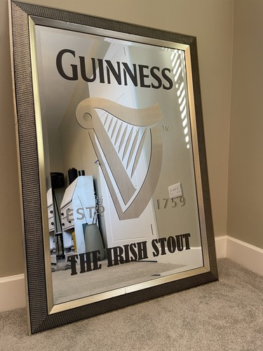 Guinness regal mirror - guinness, large