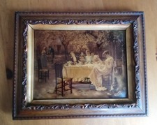 Crystoleum Garden Party Scene