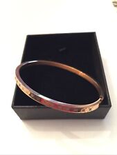 Rose gold plated Fifth NYC The Diamond Dot Bangle. Bracelet RRP £95