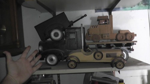 Wood models old big - big, rig