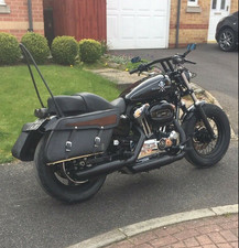 Saddle Bags for Harley Davidson, Yamaha, Triumph   H30CM x W18CM x Length 48CM