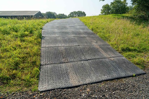 Interlocking ground protection - ground,