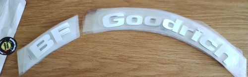 Goodrich rubber tyre decals - goodrich,