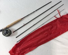 White River Silver Doctor SD 8656 8’6” #5 w/ sock, rod, case & reel combo 4 Pc