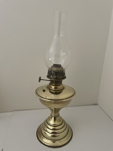 Antique victorian brass oil - brass,