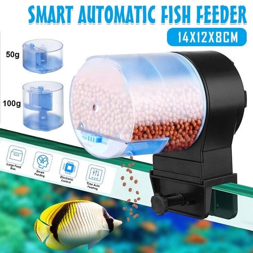 Adjustable auto fish feeder - adjustable,