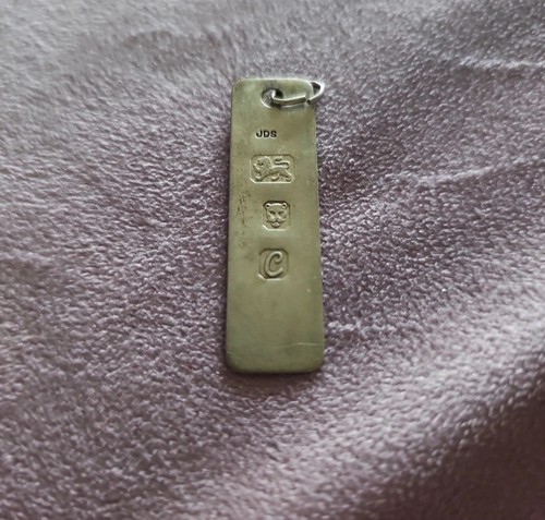 Sterling silver hallmark ingot - sterling,