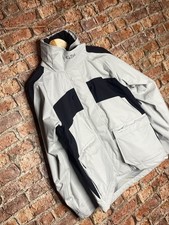 Gill Waterproof Coast Sailing Jacket Grey Yacht Boat Outdoors Size 12 Hood