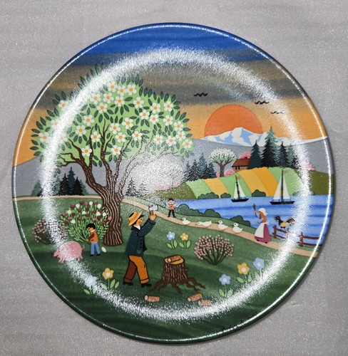 Poole pottery seasons spring - pottery,